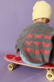 Chasing Butteflies pullover - Charcoal