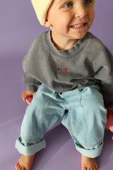 Chasing Butteflies pullover - Charcoal