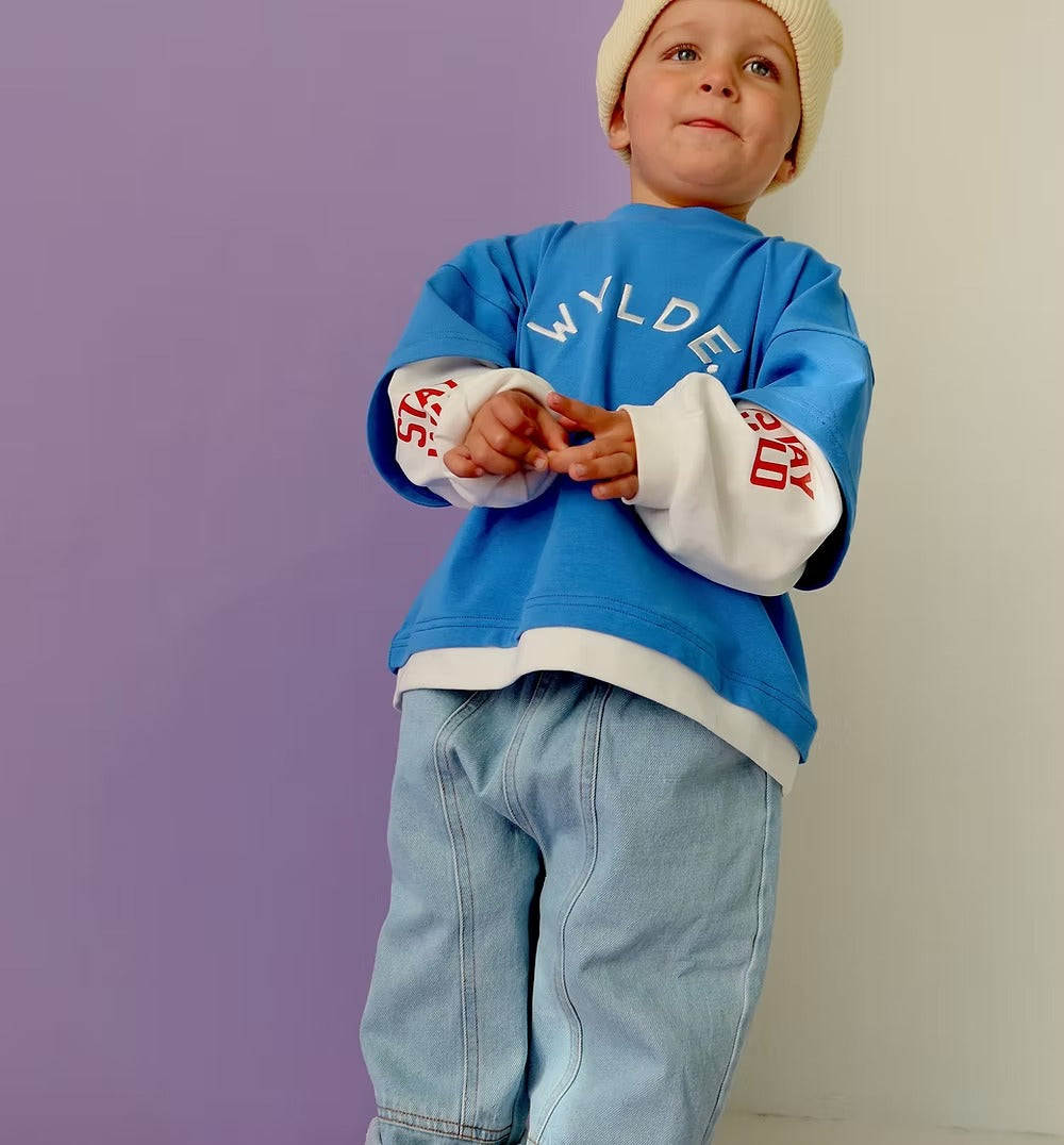 PRE SALE Roar L/S layer tee - Blue